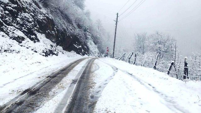 Kar yağışına hazırlıksız yakalandılar