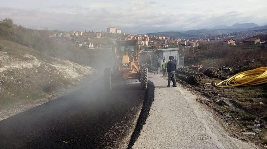 Asfalt ekipleri Kavallar&rsquo;da
