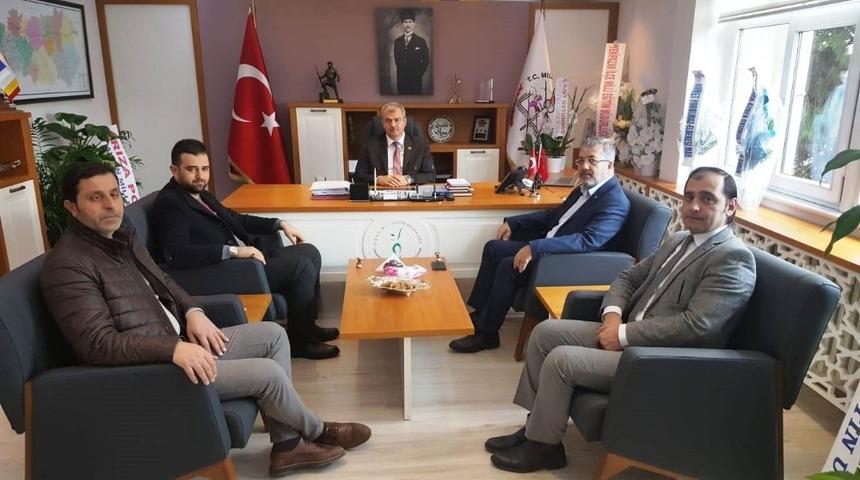 Aydın T&Uuml;MSİAD, İl Milli Eğitim M&uuml;d&uuml;r&uuml; Okumuş&rsquo;u ziyaret etti