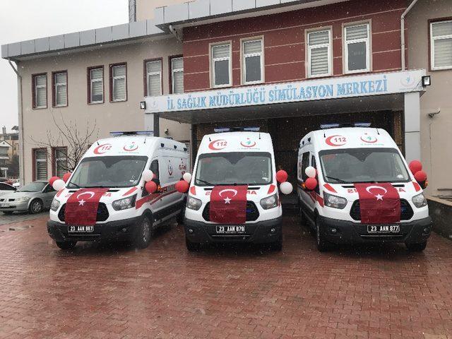 Elazığ’da ambulans sayısı 62 oldu