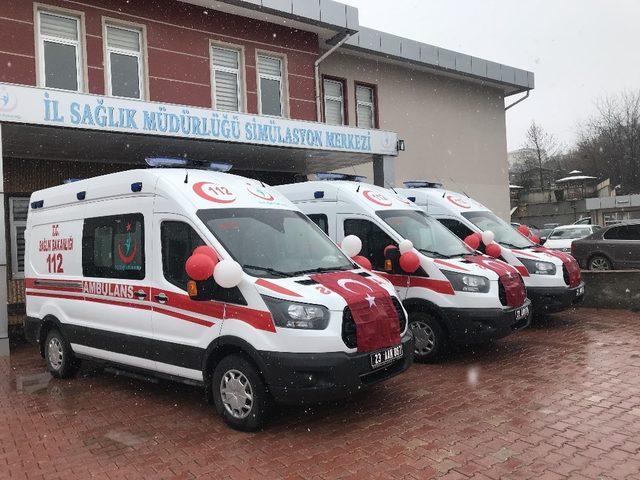 Elazığ’da ambulans sayısı 62 oldu