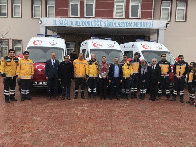 Elazığ’da ambulans sayısı 62 oldu