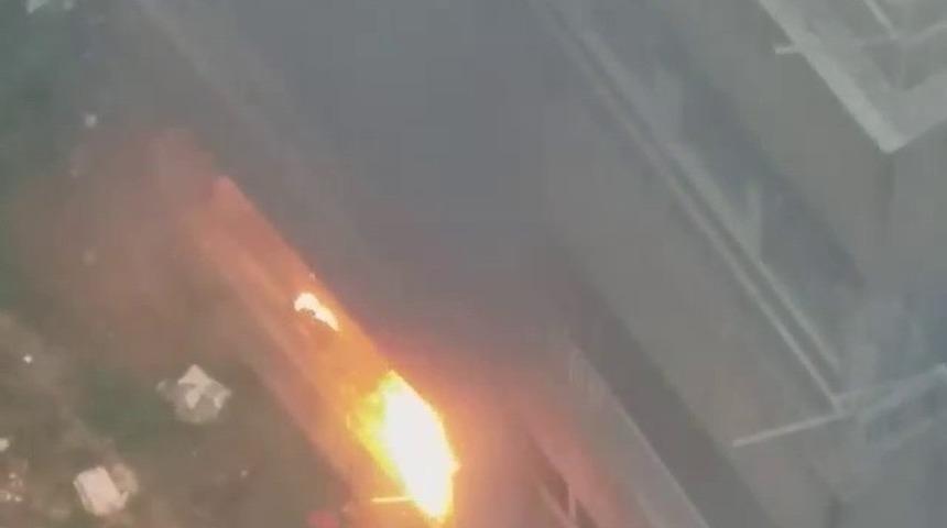 İkamette &ccedil;ıkan yangın korkuttu