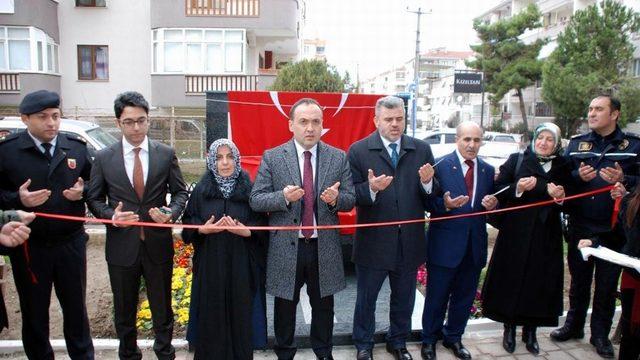 Mudanyalı şehidin ismi çeşmeyle yaşayacak