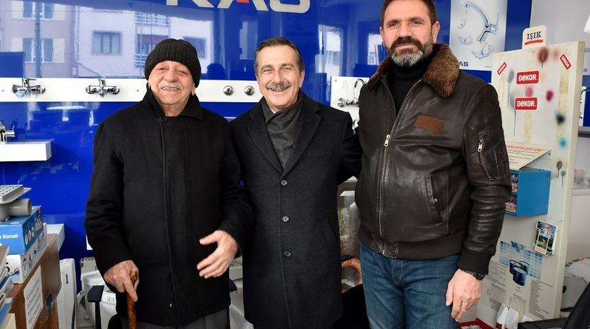 Başkan Ataç esnafla bir araya geldi