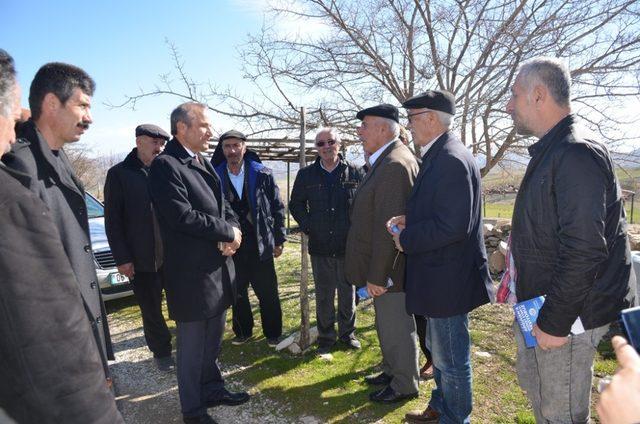 Arguvan’da CHP’li adaya yoğun ilgi