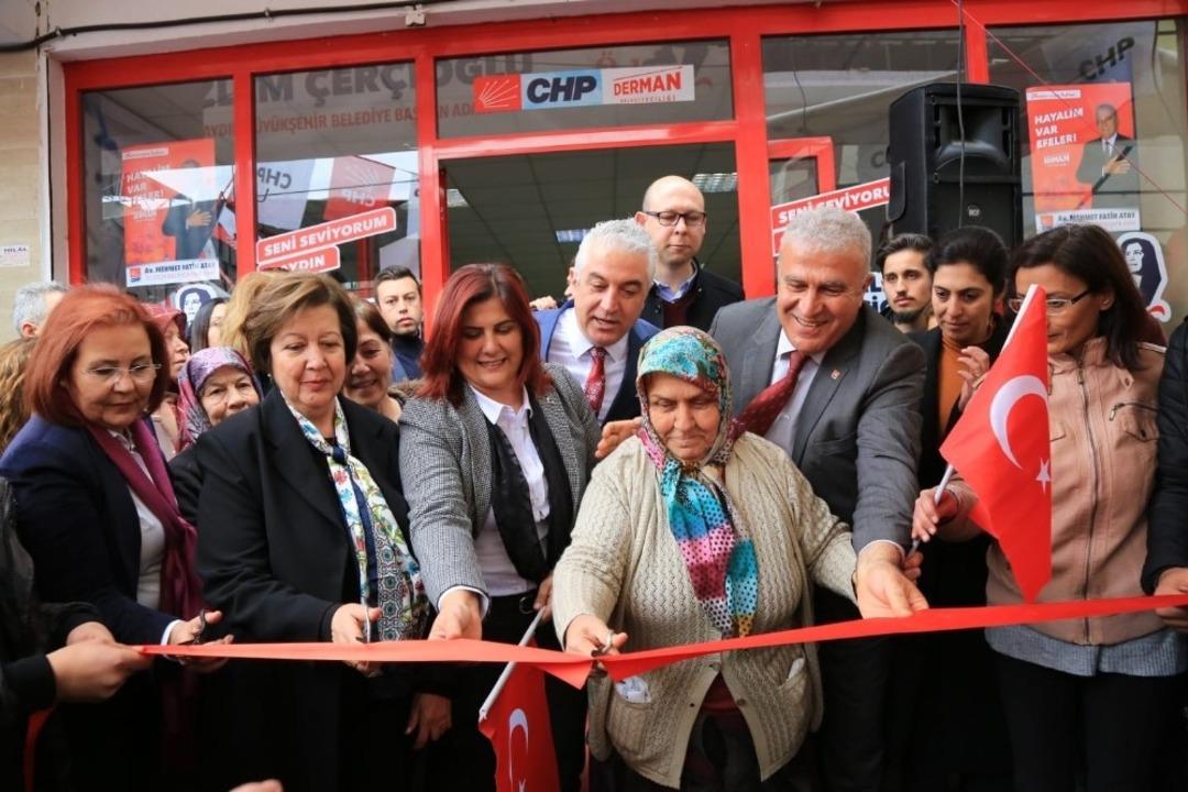 Başkan &Ccedil;er&ccedil;ioğlu, Umurlu&rsquo;da se&ccedil;im ofisinin a&ccedil;ılışına katıldı