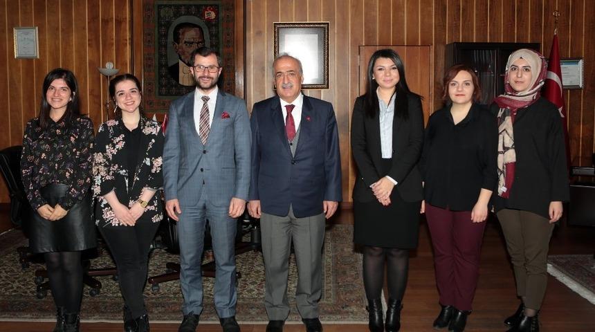 UCİM&rsquo;den Rekt&ouml;r &Ccedil;omaklı&rsquo;ya Ziyaret