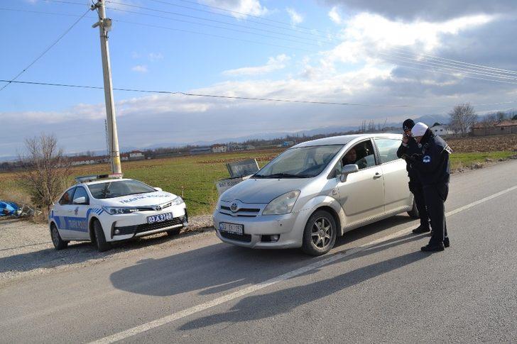 Şuhut’ta yol denetimleri G2