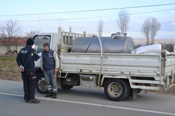 Şuhut’ta yol denetimleri G5