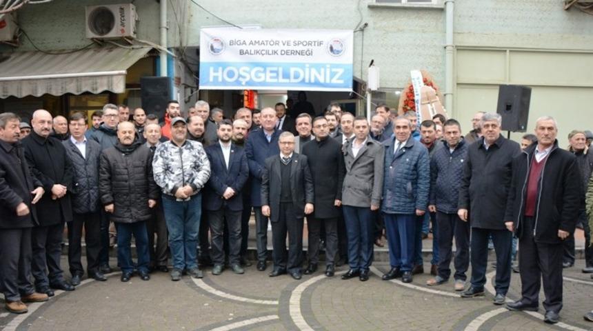 Biga Amatör ve Sportif Balıkçılık Derneği’nin açılışı gerçekleşti