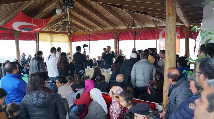 Başkan adayı Yazıcı’ya coşkulu karşılama