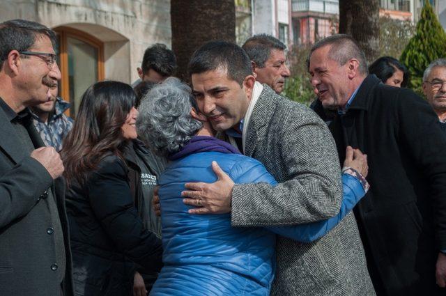 Kuşadası adayı Ömer Günel, Davutlar esnafıyla bir araya geldi