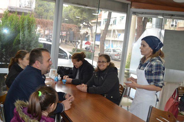 Kadın işletmeci, usta bulamayınca pide fırının başına geçti