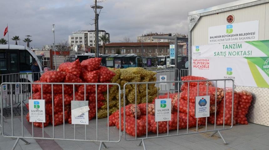 Balıkesir&rsquo;de ikinci tanzim satış Toygar&rsquo;da a&ccedil;ıldı