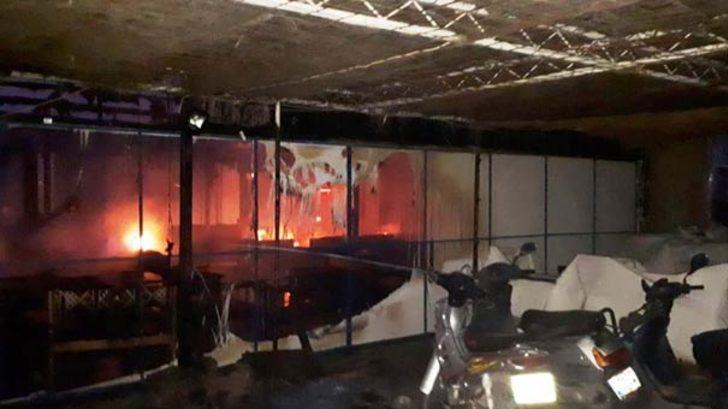 Cunda Adası'nda büyük yangın! Küle döndü  G1