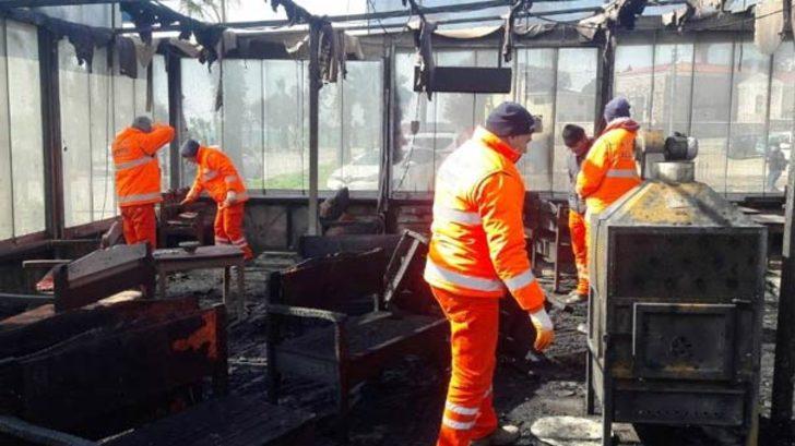 Cunda Adası'nda büyük yangın! Küle döndü  G4