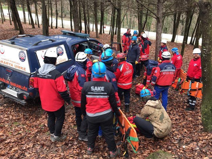 Sakarya'daki arama kurtarma tatbikatı gerçeğini aratmadı  G3