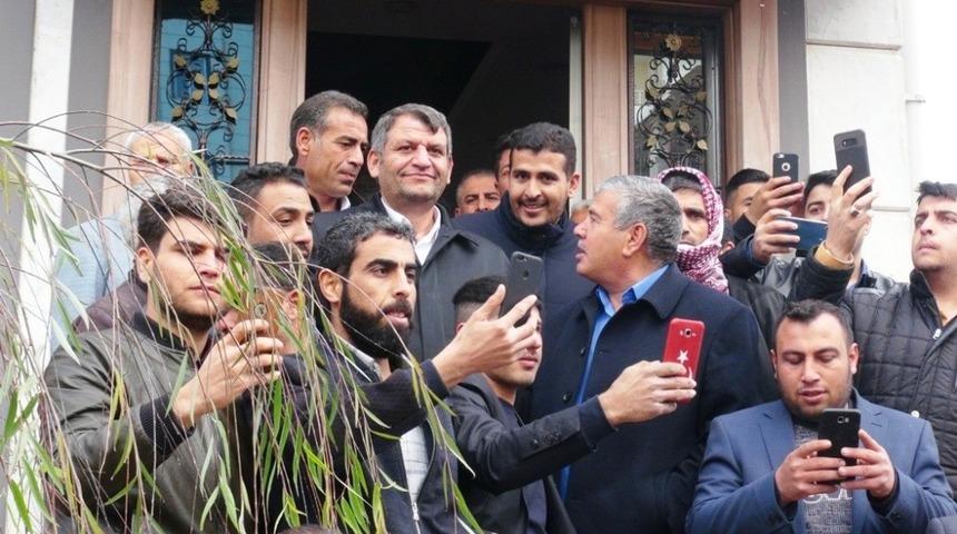 Ziyaret ettikleri Belediye Başkanı&rsquo;na destek s&ouml;z&uuml;