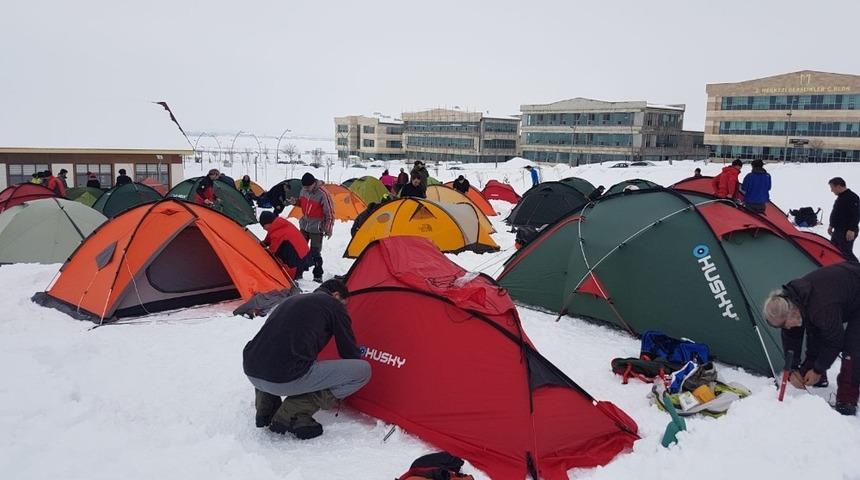 Muş&rsquo;ta kış kampı