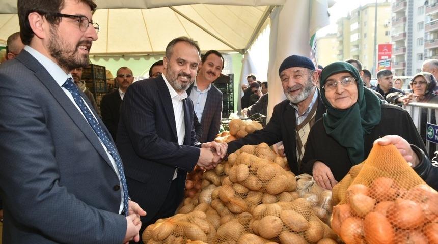 Bursalılar Başkan Aktaş&rsquo;a hayır duası etti