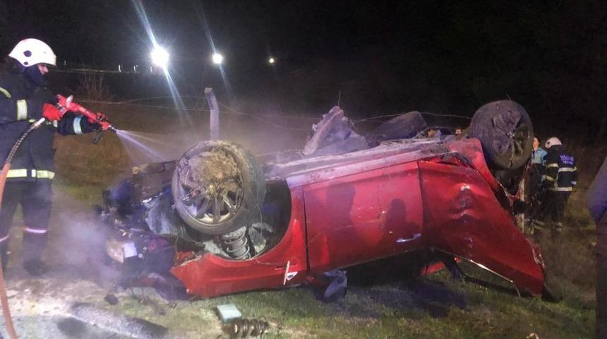 Tekirdağ&rsquo;da trafik kazası: 3 yaralı