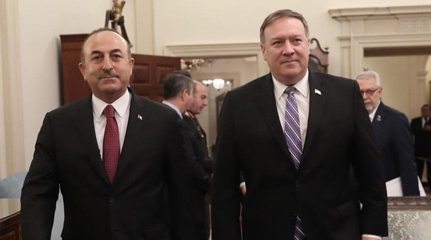 Dışişleri Bakanı Mevlüt Çavuşoğlu, ABD'li mevkidaşı Mike Pompeo ile görüştü