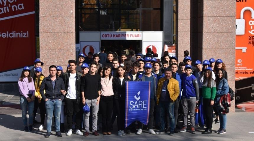 Sare Koleji &ouml;ğrencileri ODT&Uuml;&rsquo;y&uuml; geziyor