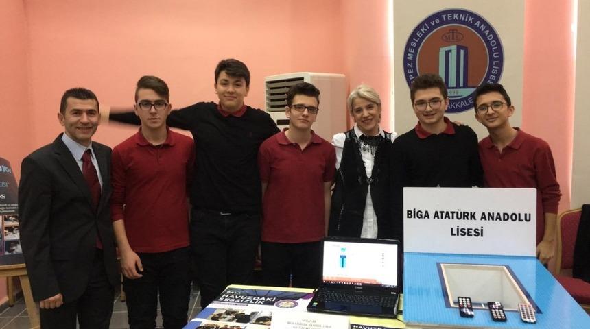 Biga Atat&uuml;rk Anadolu Lisesi &ldquo;Yarını İnşa Et&rdquo; projesinde &uuml;&ccedil;&uuml;nc&uuml; oldu