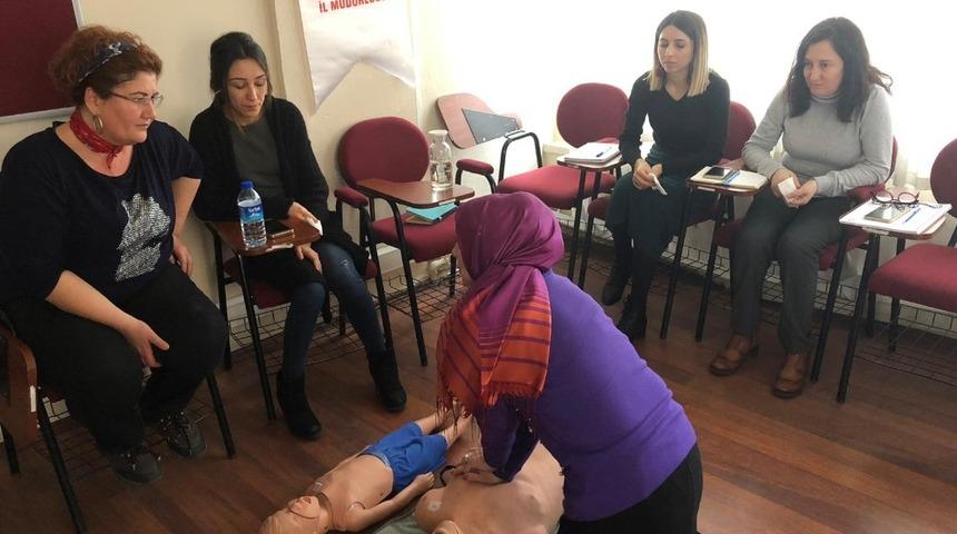 Aydın&rsquo;da ilk yardım eğitimi verildi