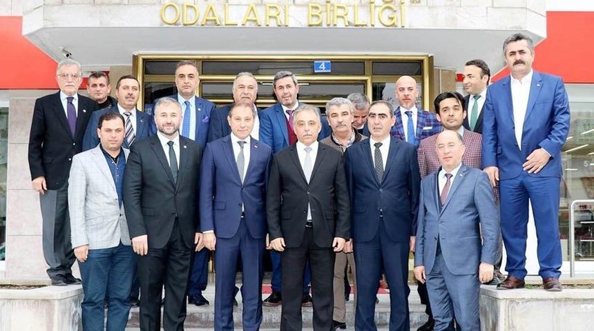 KONESOB’tan Vali Toprak’a Ahi Sancağı