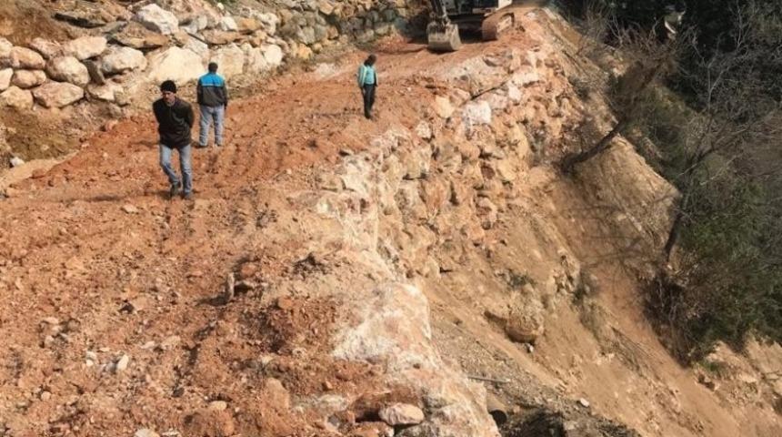 Heyelandan kapanan yol a&ccedil;ıldı