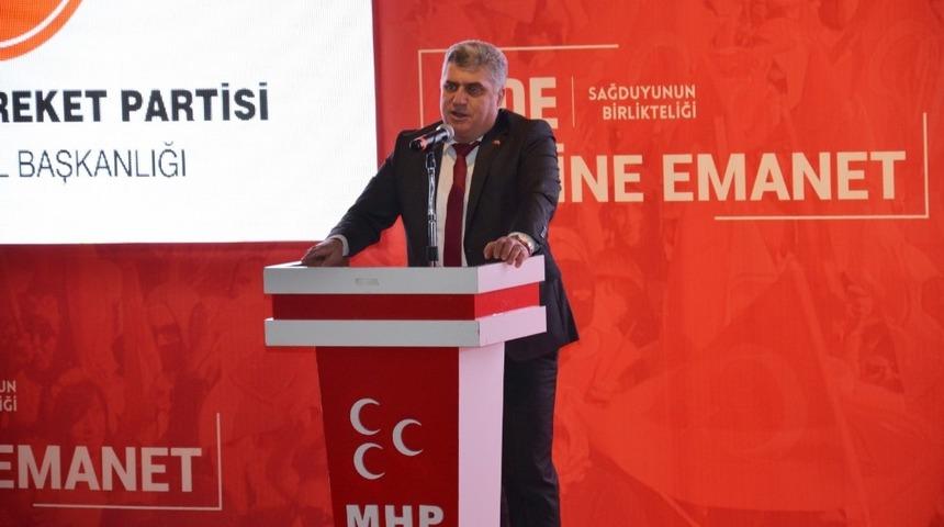 MHP İl Başkanlığı Cide Belediye Başkanı adayını tanıttı