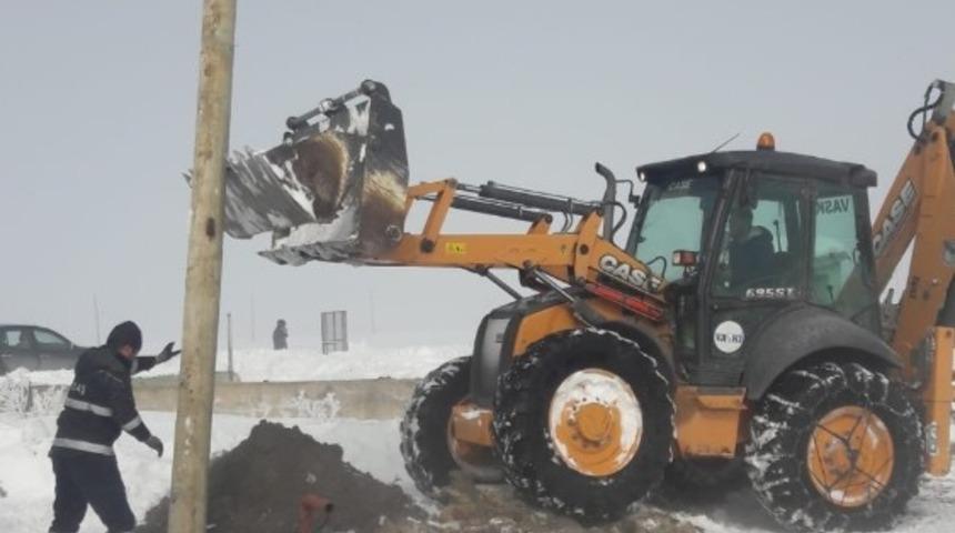 Dondurucu soğukta su arızası onarımı