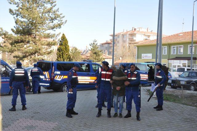 Jandarmadan zehir tacirlerine şafak baskını: 8 zanlı adliyede