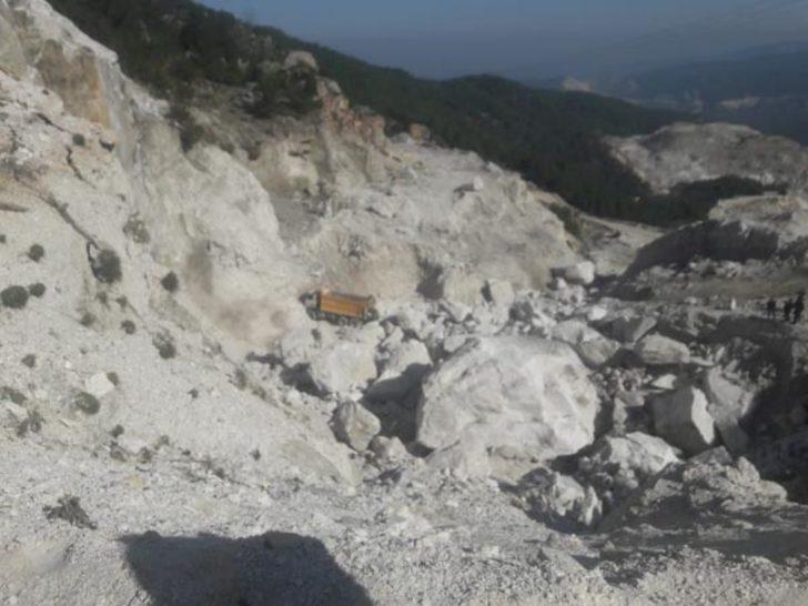 Milas'ta maden ocağında göçük G1