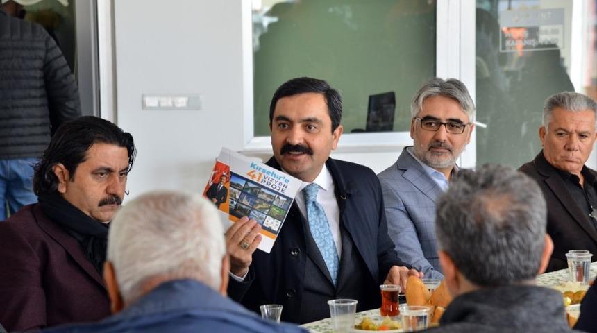 Belediye Başkanı Yaşar Bah&ccedil;eci; &ldquo;Şehri, Kırşehirliler ile imar ediyoruz"