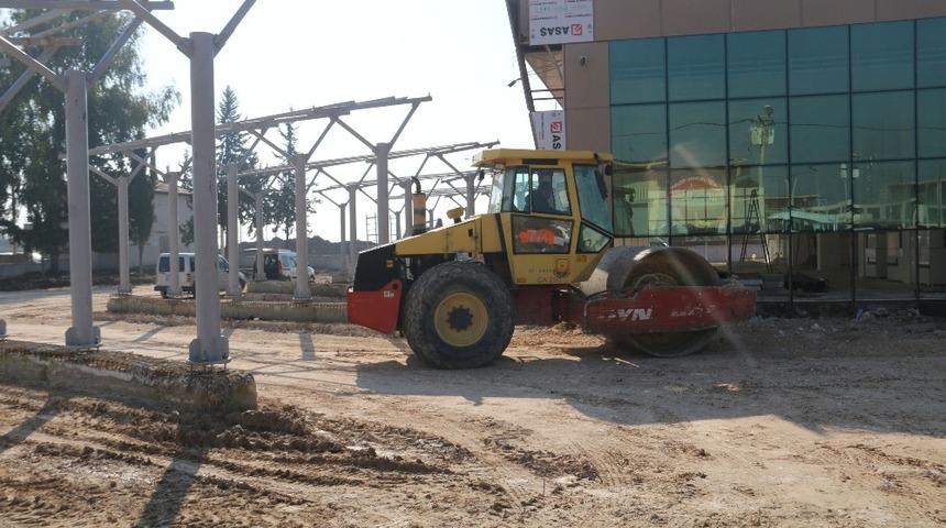 Harran il&ccedil;e otogarı &ccedil;alışmalarında sona gelindi