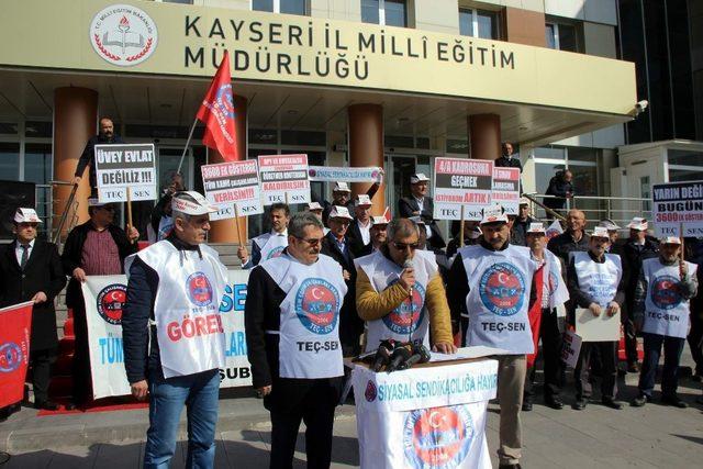 TE&Ccedil;-SEN Şube Başkanı Erdoğan: "Ek g&ouml;sterge artışından t&uuml;m memurların adil bir şekilde faydalanmasını istiyoruz" 1