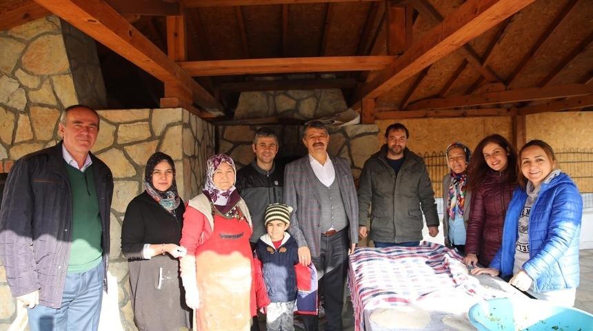 Taş fırında pide ziyafeti