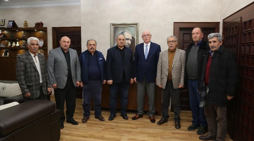 HABEV&rsquo;den Başkan Kazım Kurt&rsquo;a ziyaret