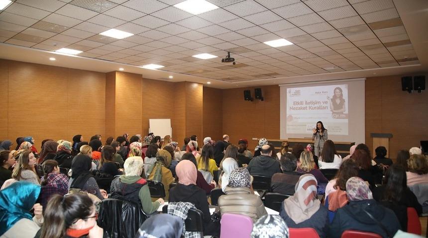 &lsquo;Etkili İletişim ve Nezaket Kuralları&rsquo; konulu konferans ger&ccedil;ekleşti