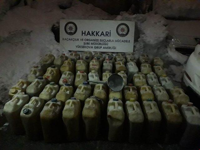 Hakkari’de kaçakçılık operasyonu