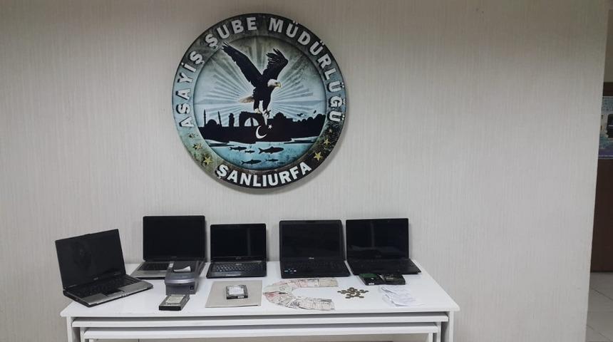 Şanlıurfa’da yasa dışı bahis operasyonu