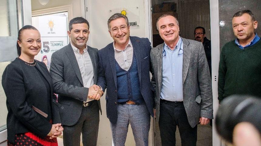 CHP&rsquo;nin Kuşadası adayı &Ouml;mer G&uuml;nel&rsquo;den siyasi parti ziyaretleri