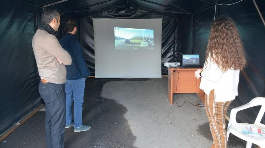 Trafikte &ouml;rnek uygulama