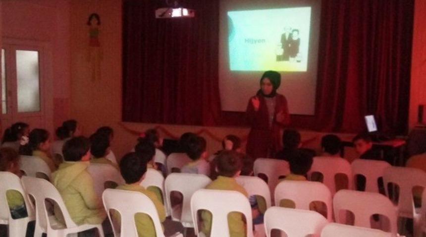 İlkokul &ouml;ğrencilerine hijyen eğitimi