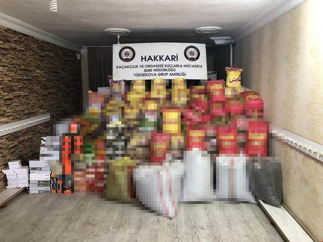 Hakkari'de kaçakçılık operasyonları