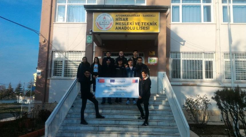 Sandıklılı &ouml;ğrencilerin Avrupa Birliği projesi