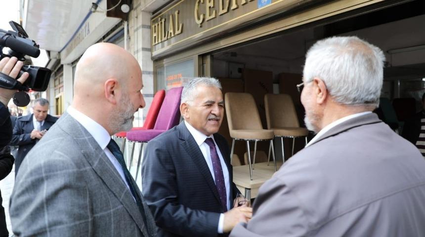 B&uuml;y&uuml;kkılı&ccedil;, Eski Sanayi Esnafını Ziyaret Etti